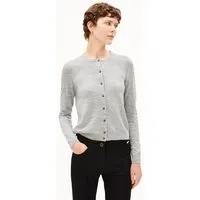 ARMEDANGELS ARMEDANGELS OPHALIAA MERINO Damen Strickjacke aus Merino-Wolle, Light grey melange, – Produktbild 1 von 1