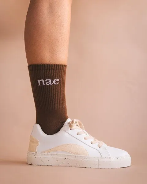 Nae Vegan Shoes Nae Vegan Shoes NAE Animal Friendly Socks, Brown, – Produktbild 3 von 4