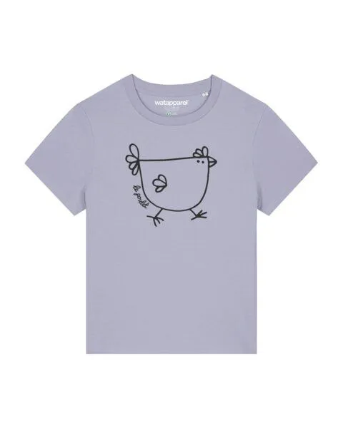 watapparel watapparel T-Shirt Frauen Le poulet - das Huhn, Lavender, – Produktbild 1 von 4