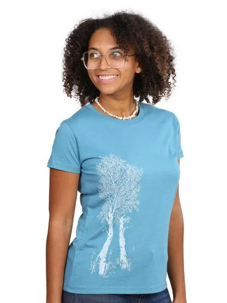 Life-Tree Life-Tree Fairwear Bambus Shirt Women Birke, Grün, – Produktbild 1 von 3