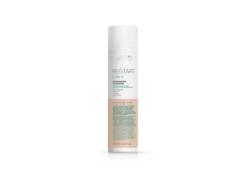 REVLON PROFESSIONAL Haarshampoo RE/START CURLS NOURISHING CLEANSER, Sanfte, pflegende Reinigung für lockiges, oder gewelltes Haar. – Produktbild 1 von 5