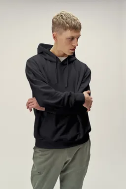 WOTE WOTE Herren vegan Kapuzen-Sweatshirt Anthrazit – Produktbild 1 von 1