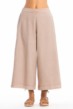 RAVENS VIEW IBIZA RAVENS VIEW IBIZA Damen vegan Hose Paloma Taupe Braun – Produktbild 1 von 1