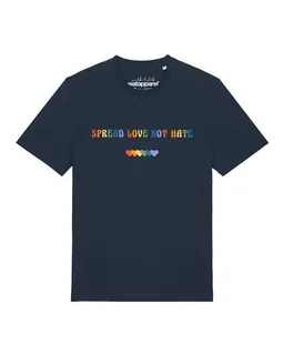 watapparel watapparel T-Shirt Unisex Spread Love not Hate – Produktbild 1 von 1