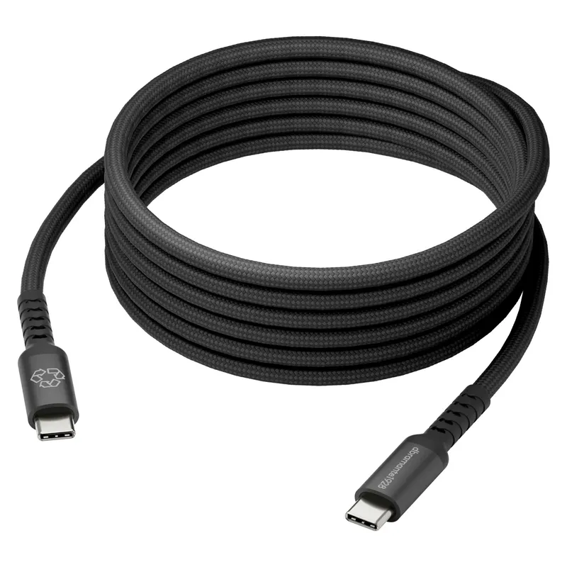 dbramante1928 dbramante1928 Re-charge USB-C-zu-USB-C-Ladekabel 100 W - 3 Meter - Schwarz, Schwarz, – Produktbild 1 von 1