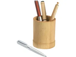 Memo Stiftehalter aus Buchenholz, 9 cm, ⌀ 6,5 cm – Produktbild 1 von 1