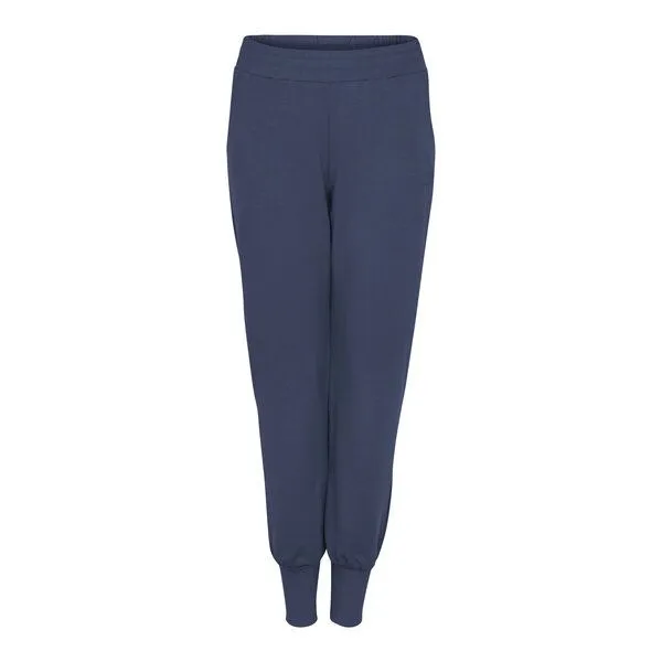 Jaya Jaya MANDY - Damen - perfekt sitzende Jogger-Pants für Yoga und Freizeit in softem French Terry aus elastischer Biobaumwolle, Nightblue/blau, – Produktbild 2 von 3