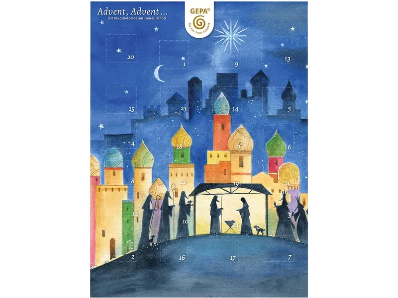 gepa Schoko-Adventskalender – Produktbild 1 von 2