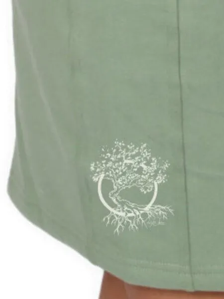 Life-Tree Life-Tree Sweat Rock aus Biobaumwolle mit Logo Motiv Olive Damen in Bambus, Grün, – Produktbild 3 von 3