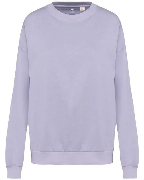 YTWOO YTWOO Unisex Oversized French Terry Sweatshirt aus 100% Bio-Baumwolle - Made in Portugal, Lila, – Produktbild 1 von 3