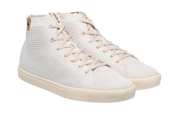 SAOLA SAOLA Vegane Sneaker für Damen - Wanaka Knit, Weiss, – Produktbild 2 von 3