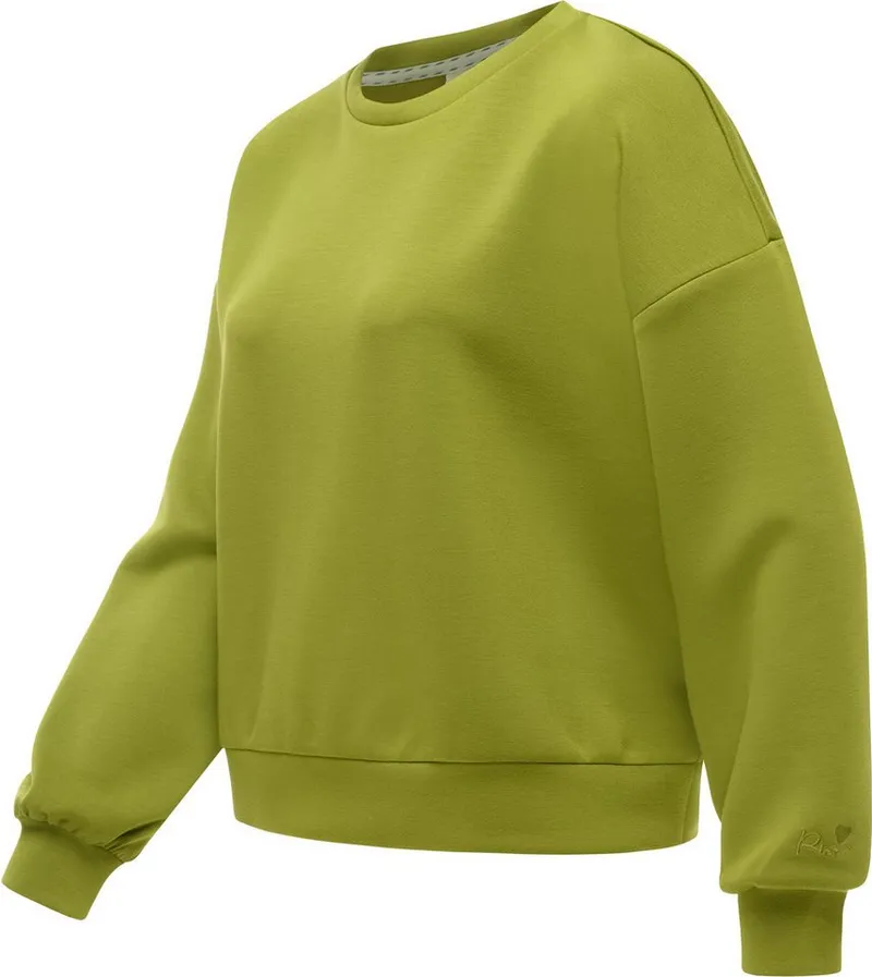 ragwear ragwear Sweater Wuss Solid lässiges oversized Damen Sweatshirt, Grün, – Produktbild 1 von 3