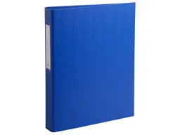Exacompta 10 Exacompta Ringbücher aus kaschiertem Karton, DIN A4, 2 Ringe, RB 40 mm, blau – Produktbild 1 von 1