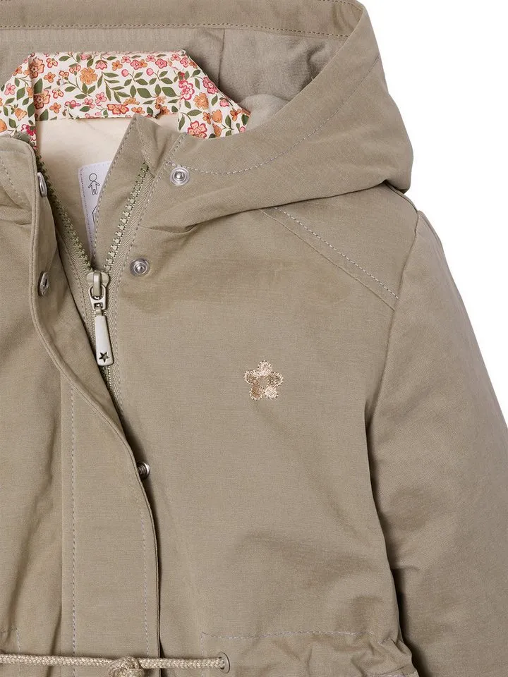 Vertbaudet Vertbaudet Parka 3-in-1 Parka mit Blumenmuster für Mädchen, Grün, – Produktbild 4 von 4