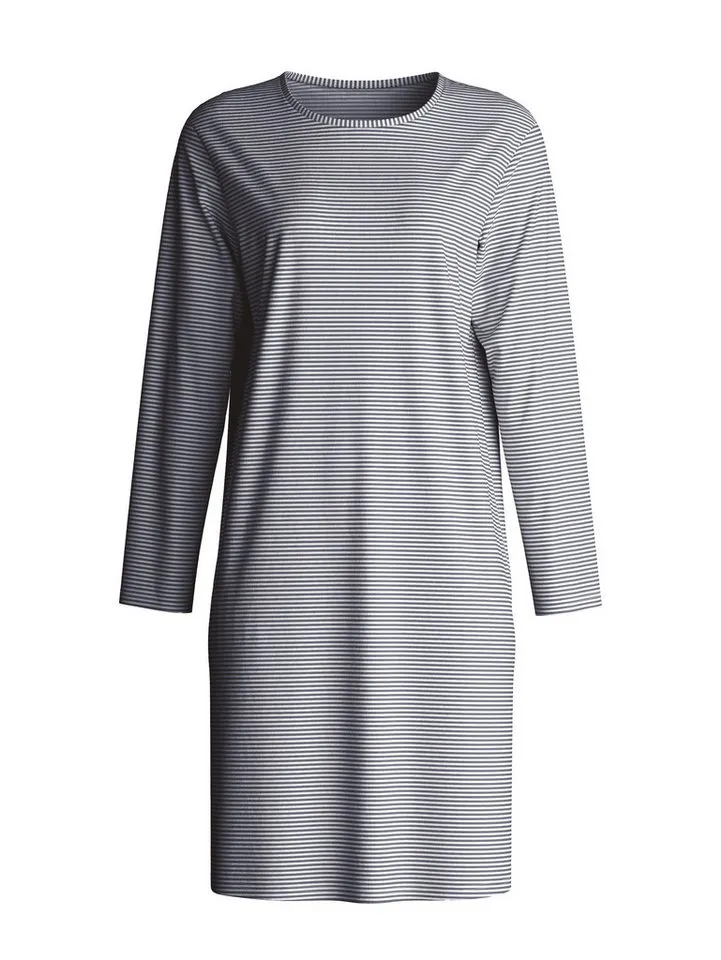 CALIDA CALIDA Nachthemd Cotton Special Damen (1-tlg) 95cm Länge, weich, geschmeidiger Fall, Blau, – Produktbild 2 von 5