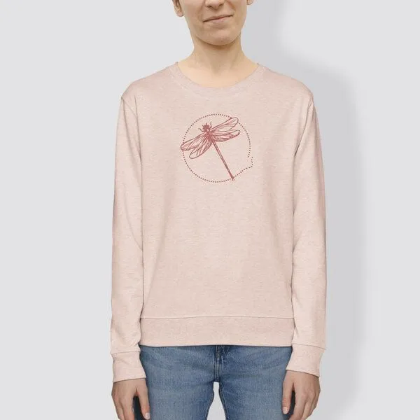 little kiwi little kiwi Damen Sweater, "Libelle", Rosé, – Produktbild 1 von 2
