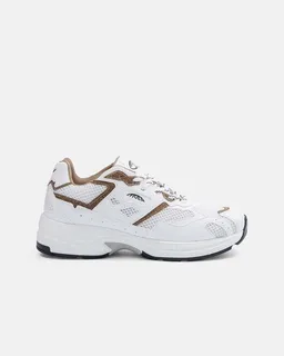 MoEa MoEa Sneakers Rush - White & Brown - Palm – Produktbild 1 von 1