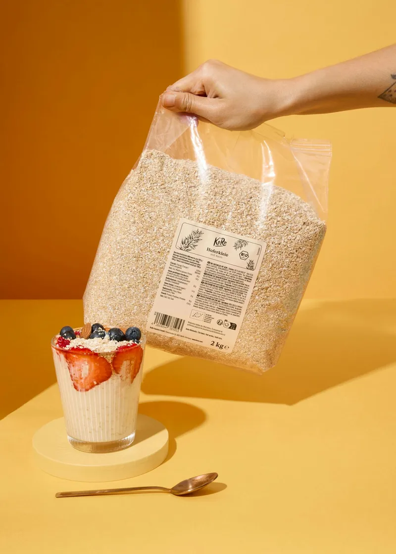 KoRo Bio Haferkleie mit Keim 2 kg – Produktbild 5 von 5