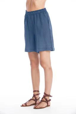 RAVENS VIEW IBIZA RAVENS VIEW IBIZA Damen vegan Kurze Hose Lang Creta Indigoblau – Produktbild 1 von 1