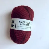PANAPUFA PANAPUFA Merino-Seidengarn Wolle, Rot braun, – Produktbild 1 von 1