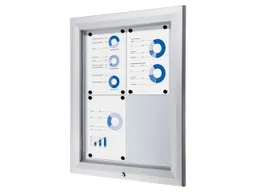 Schaukasten 'Leonard' B1 zertifiziert 4 x DIN A4 – Produktbild 1 von 1
