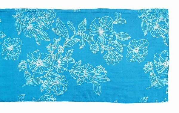 El Puente El Puente Schal, Blau,weiß, – Produktbild 2 von 2