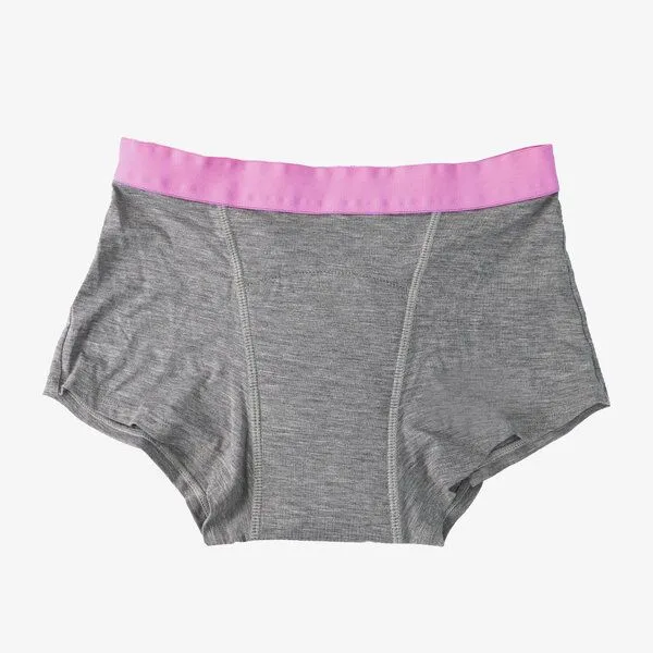MYLILY MYLILY Periodenunterwäsche - Teens Boxer Slip, Pink, – Produktbild 2 von 3