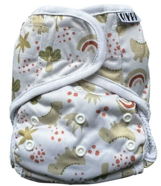 Hypf Hypf Stoffwindel Überhose (Klett) One Size 4-16kg, Tiny t-rex, – Produktbild 1 von 3