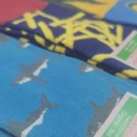 Fräulein Prusselise Fräulein Prusselise 3er spezial Socken Pack maskulin, Hai, Pommes, Inka, bunt – Produktbild 1 von 1