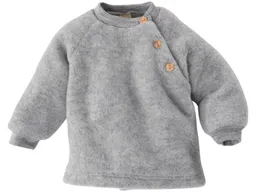 Engel natur Engel Natur Baby Pullover Bio-Merinowolle Fleece melange-hellgrau Gr. 74/80 – Produktbild 1 von 1