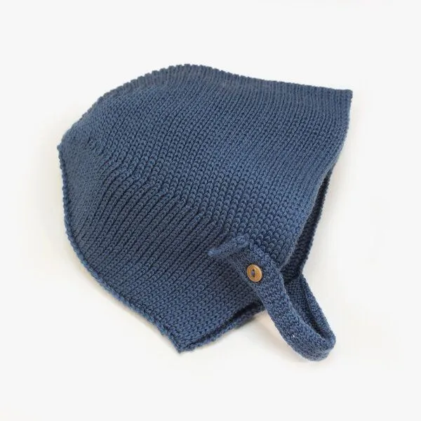 vincente vincente Haube aus Wolle (Merino), Blau, – Produktbild 2 von 3