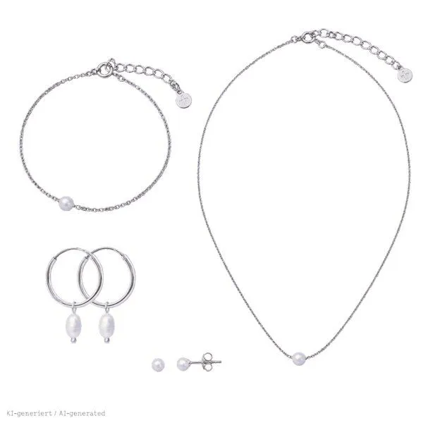 fejn jewelry fejn jewelry Schmuck-Adventskalender 'the pearl edition', Silber, – Produktbild 2 von 4