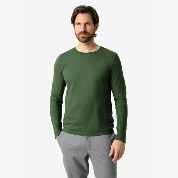 Living Crafts Living Crafts Langarm-Shirt - TERIK, Forest green (grün), – Produktbild 1 von 4