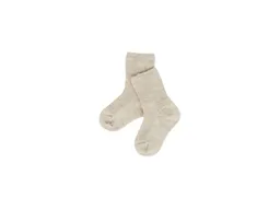 grödo Baby Socken Bio-Schurwolle Feinstrick hellbraun-melange Gr. 00 – Produktbild 1 von 1