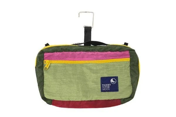 Ticket to the Moon Ticket to the Moon ultraleichte Kulturtasche "Wash Bag" mit 13 Fächern, Unique (bunt), – Produktbild 4 von 4