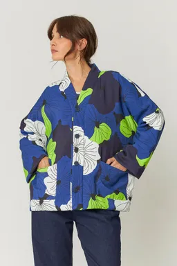 SKFK SKFK Damen vegan Jacke Reversible Alana Marineblau – Produktbild 1 von 1