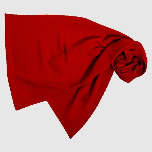 LANARTO slow fashion LANARTO slow fashion Schal Uni einfarbig gestrickt aus mulesingfreier Merinowolle, Rot, – Produktbild 1 von 2