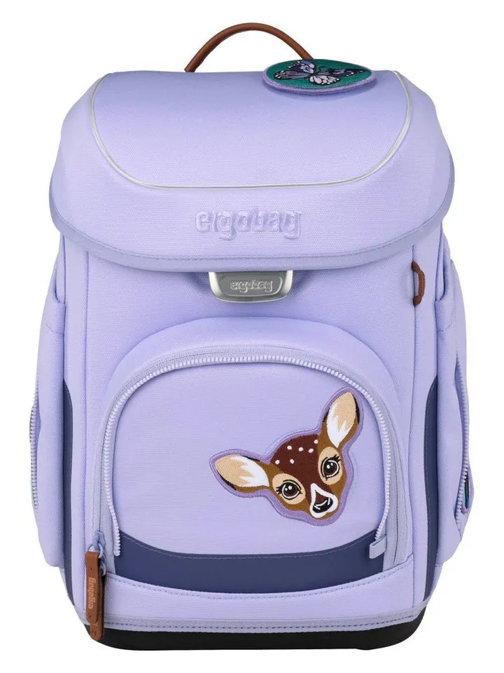Ergobag Ergobag Schulranzen cubo Set (5-tlg., 5-teiliges Set), größenverstellbares Rückensystem, Lila, – Produktbild 2 von 5