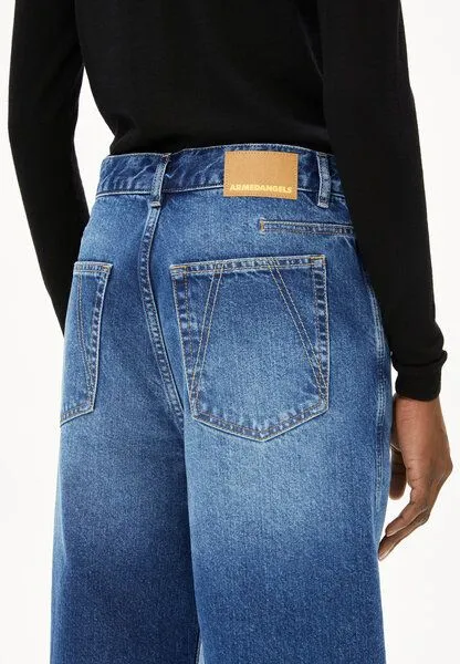 ARMEDANGELS ARMEDANGELS HAAYI Damen Wide Leg Low Waist aus recycelter Baumwolle, Aneto, – Produktbild 2 von 3