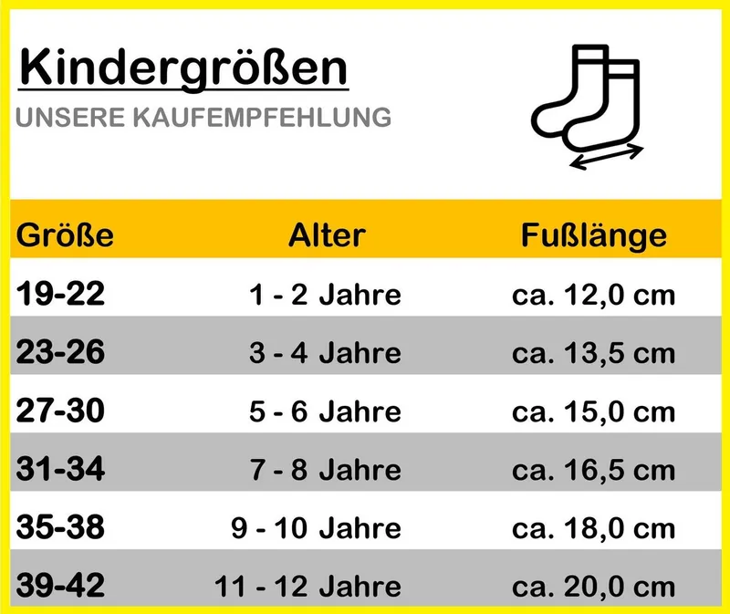 TippTexx 24 Socken 6 Paar Bambus Kinder Socken superweich handgekettelt Mädchen & Jungen (Set, 6 Paar), Blau, – Produktbild 1 von 5