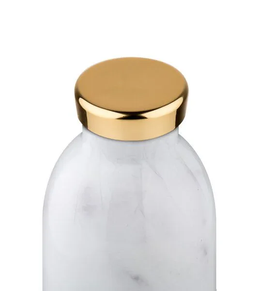 24bottles 24bottles 0,5l Thermosflasche - verschiedene Marmordesigns, Carrara, – Produktbild 2 von 3