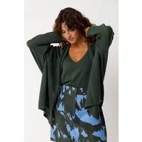 SKFK SKFK Damen vegan Strickjacke Aras Grün – Produktbild 1 von 1