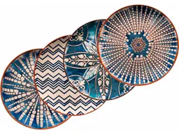 Mäser Mäser Platzteller-Set 4-tlg. "Iberico Blue" Steinzeug, blau – Produktbild 1 von 1