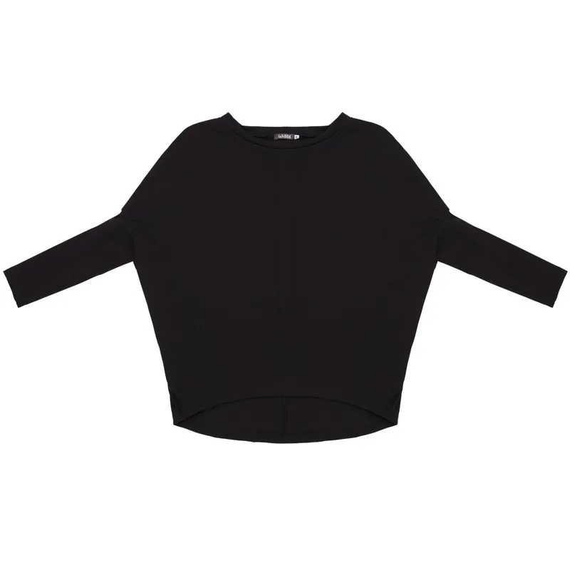 WiDDA Widda Damen vegan Longsleeve Slabby Schwarz, Schwarz, – Produktbild 2 von 2