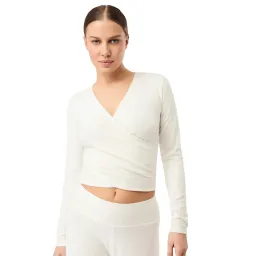 mandala Langarmshirt mit Wickelausschnitt für Damen Mandala – Produktbild 1 von 1