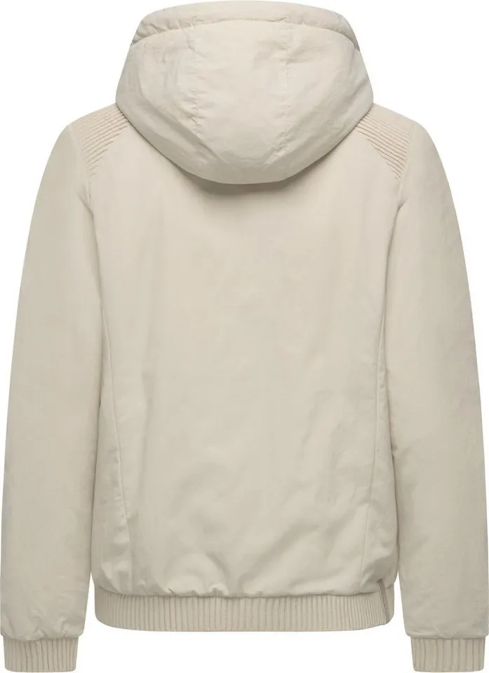 ragwear ragwear Bomberjacke Chinta Warm YOUMODO Warme Übergangsjacke mit elastischen Bündchen, Braun, – Produktbild 4 von 5