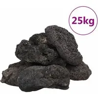 VIDAXL VidaXL Lavagranulat Schwarz 10-30 25 kg – Produktbild 1 von 1