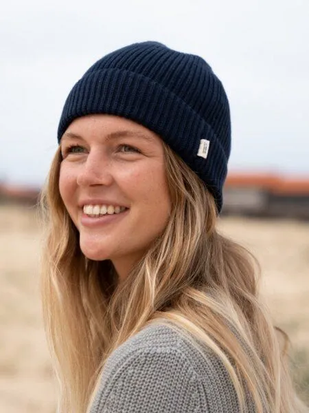 FUXBAU FUXBAU 4Seasons Strickmütze, Navy, – Produktbild 3 von 4