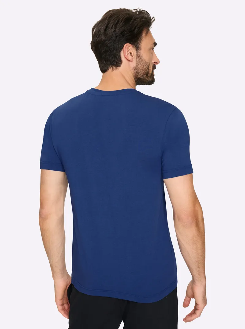 Catamaran Sports Freizeitshirt, Royalblau-bedruckt, – Produktbild 2 von 2
