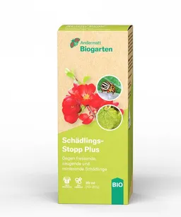 Andermatt Biogarten Andermatt Biogarten SchädlingsStopp Plus – Pflanzenschutzmittel gegen Trauermücken sowie saugende und beißende Insekten – Produktbild 1 von 1